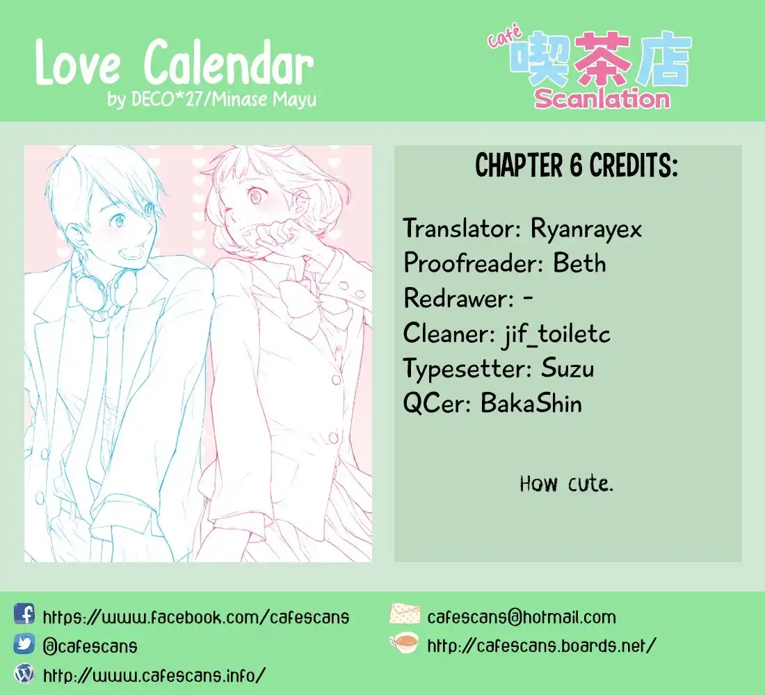 Love Calendar Chapter 6 1